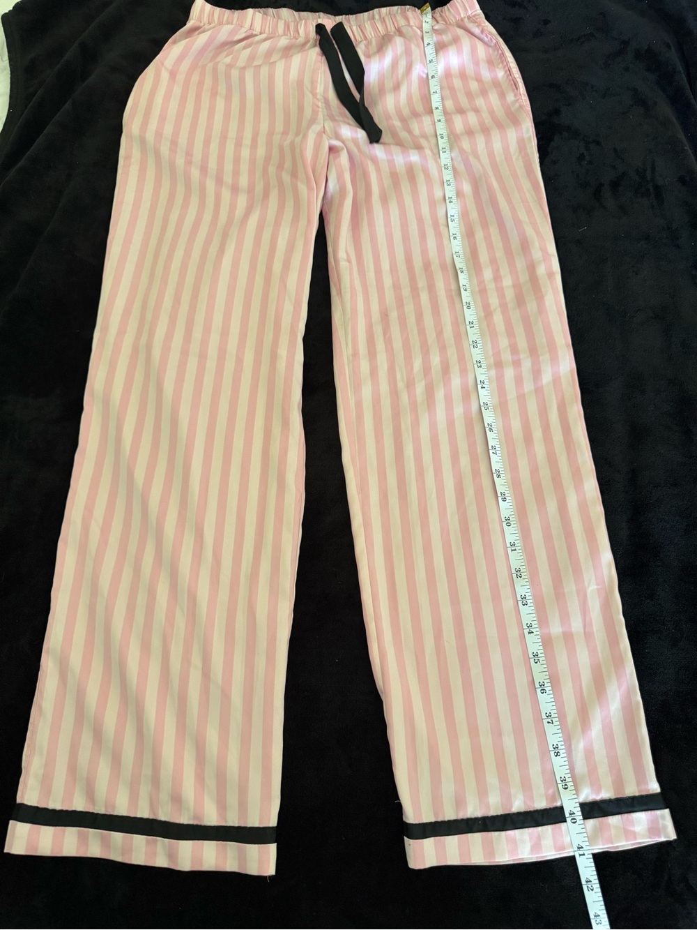 PINK Victoria's Secret Pink & White Striped Pajama Set - Picture 2 of 5